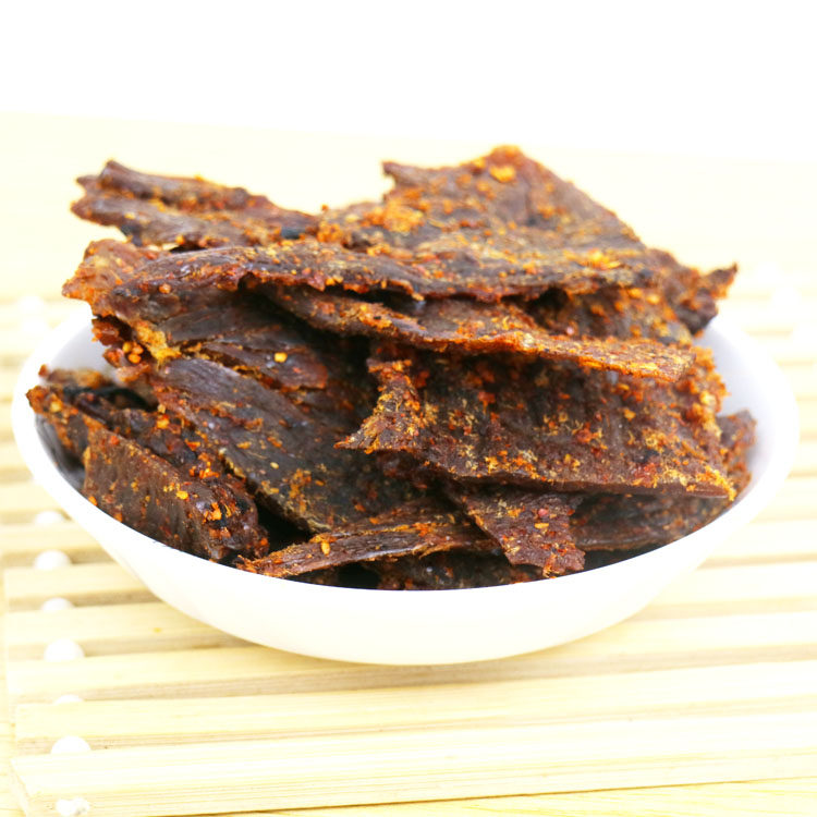 思交牛肉干贵州铜仁正宗土特产思南大坝场牛干巴黄牛肉烤片250克