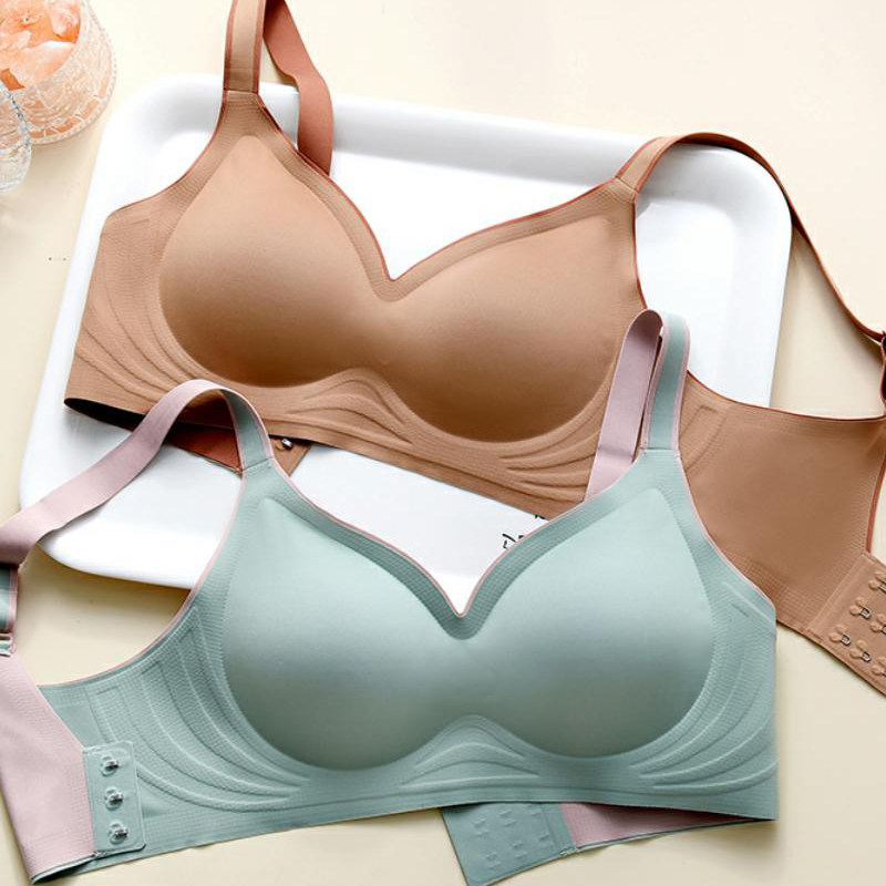 【半液态黑科技果冻素肌】上托提拉聚拢裸感无钢圈文胸内衣轻奢
