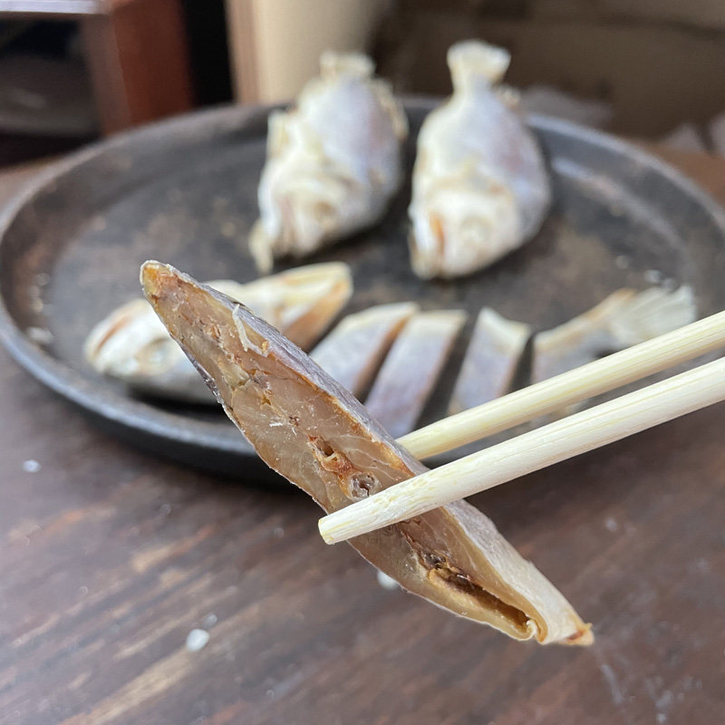 台山特产梅香白花三牙250g广东咸鱼川岛风味鱼干