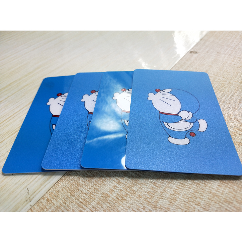 动漫手绘猫羽水晶卡贴磨砂学生饭卡贴纸定制动漫挂件