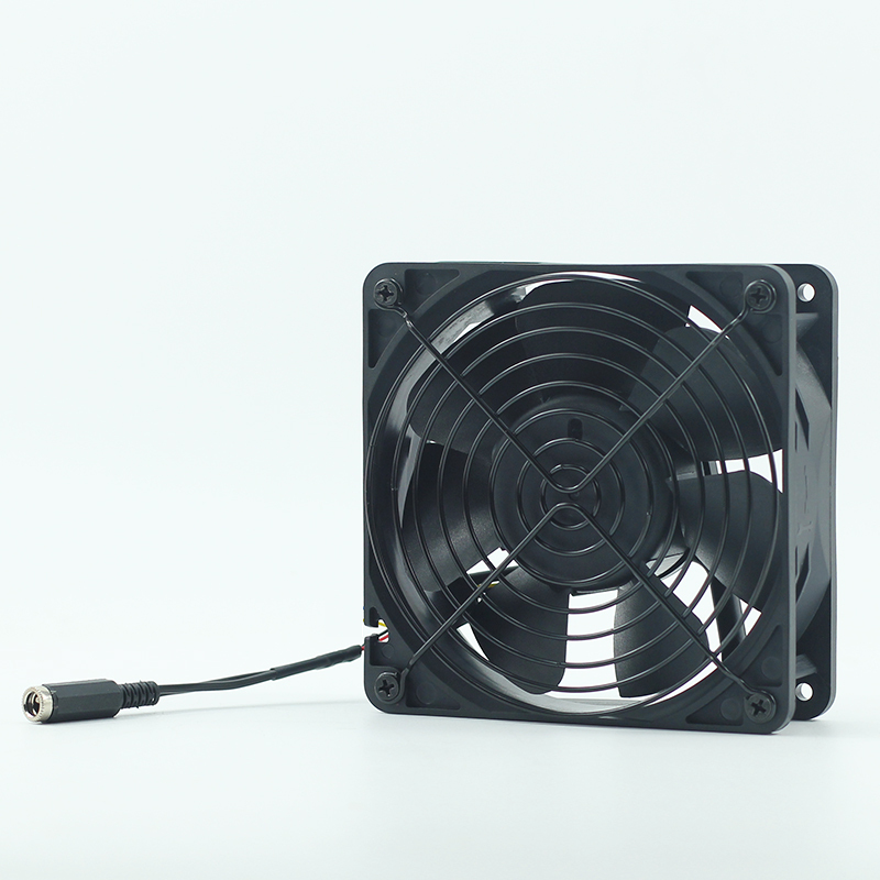 高转速风冷排5000转12038暴力风扇机柜设备散热风扇220v调速