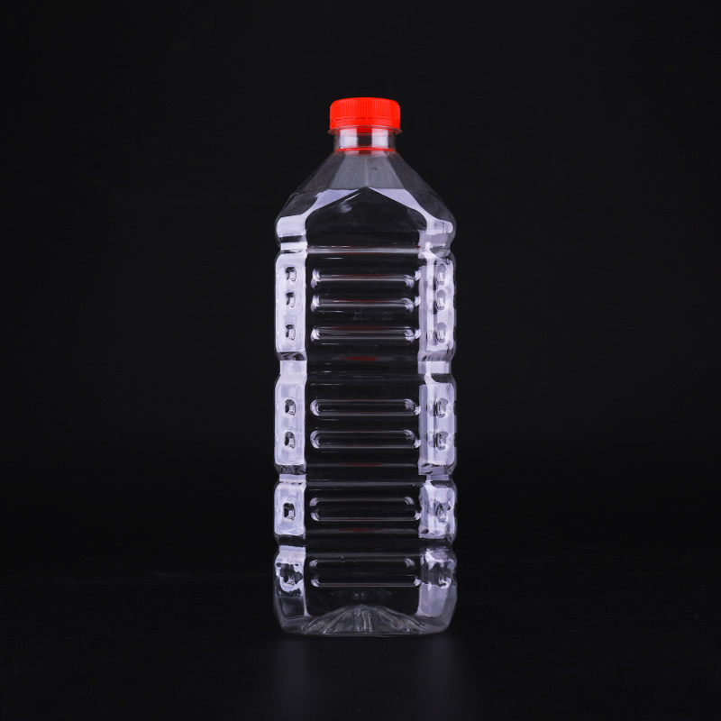 2l透明塑料瓶 带盖食品级一次性密封加厚装饮料瓶蜂蜜瓶2升空酒瓶