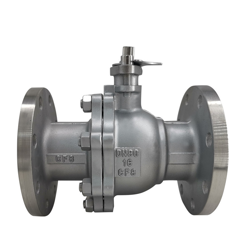 不锈钢法兰球阀q41f-16p中型重型手动管道dn25国标球阀