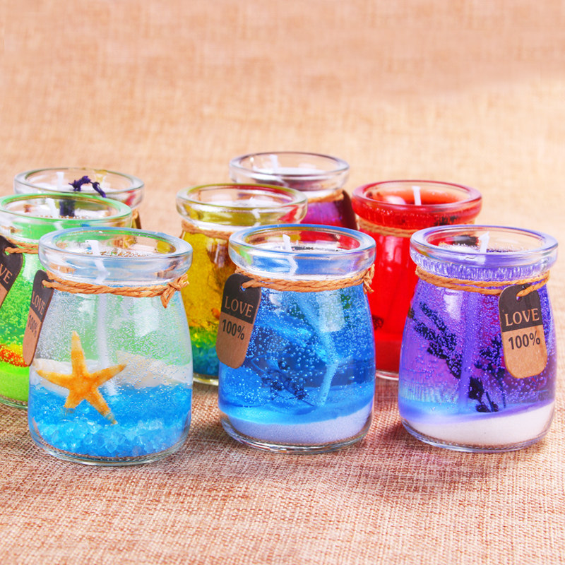 倾鑫果冻蜡水晶蜡diy手工蜡烛材料香薰蜡烛diy果冻蜡烛 蜡烛原料