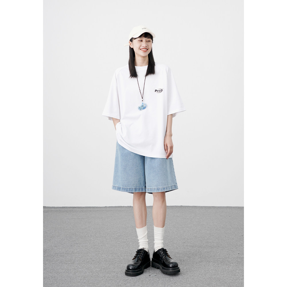prodbldg大板短袖恤女夏宽松宽松盐酷女孩穿搭半袖t恤