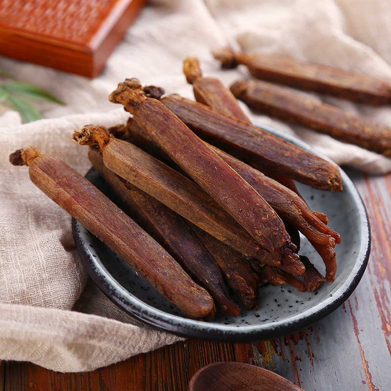 正品高丽长白山红参片特级人参干花野生山参无糖切高丽参及其制品