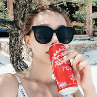 墨镜女ins网红款GM太阳眼镜圆脸2020新款韩版潮防紫外线大脸显瘦