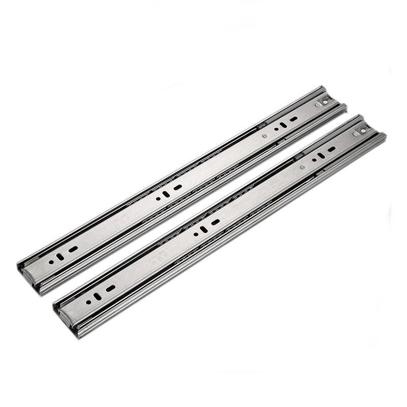 抽屉金属导轨锁扣家具缓冲连接轨道铰链配件导轨