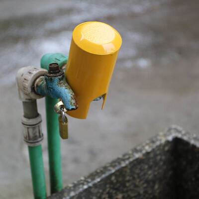 偷水阀门套防加罩水龙头止水户外带锁开关阀有锁家用室外.盒子