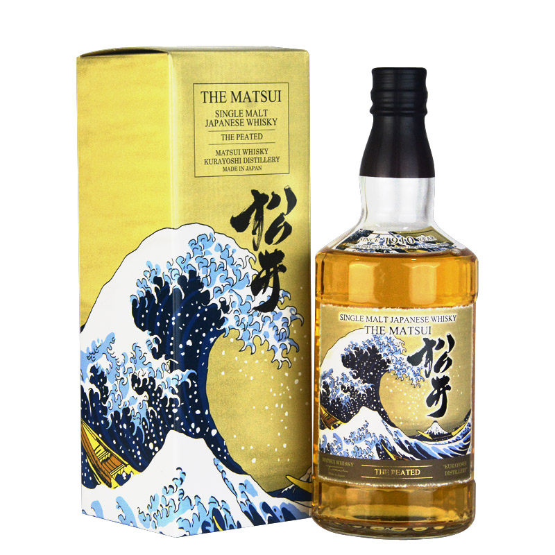 松井单一麦芽威士忌泥煤thematsui日本原装进口洋酒威士忌