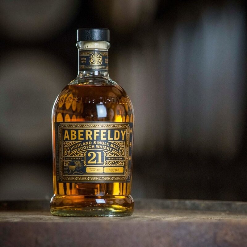 艾柏21年威士忌单一麦芽aberfeldy苏格兰高地进口洋酒威士忌