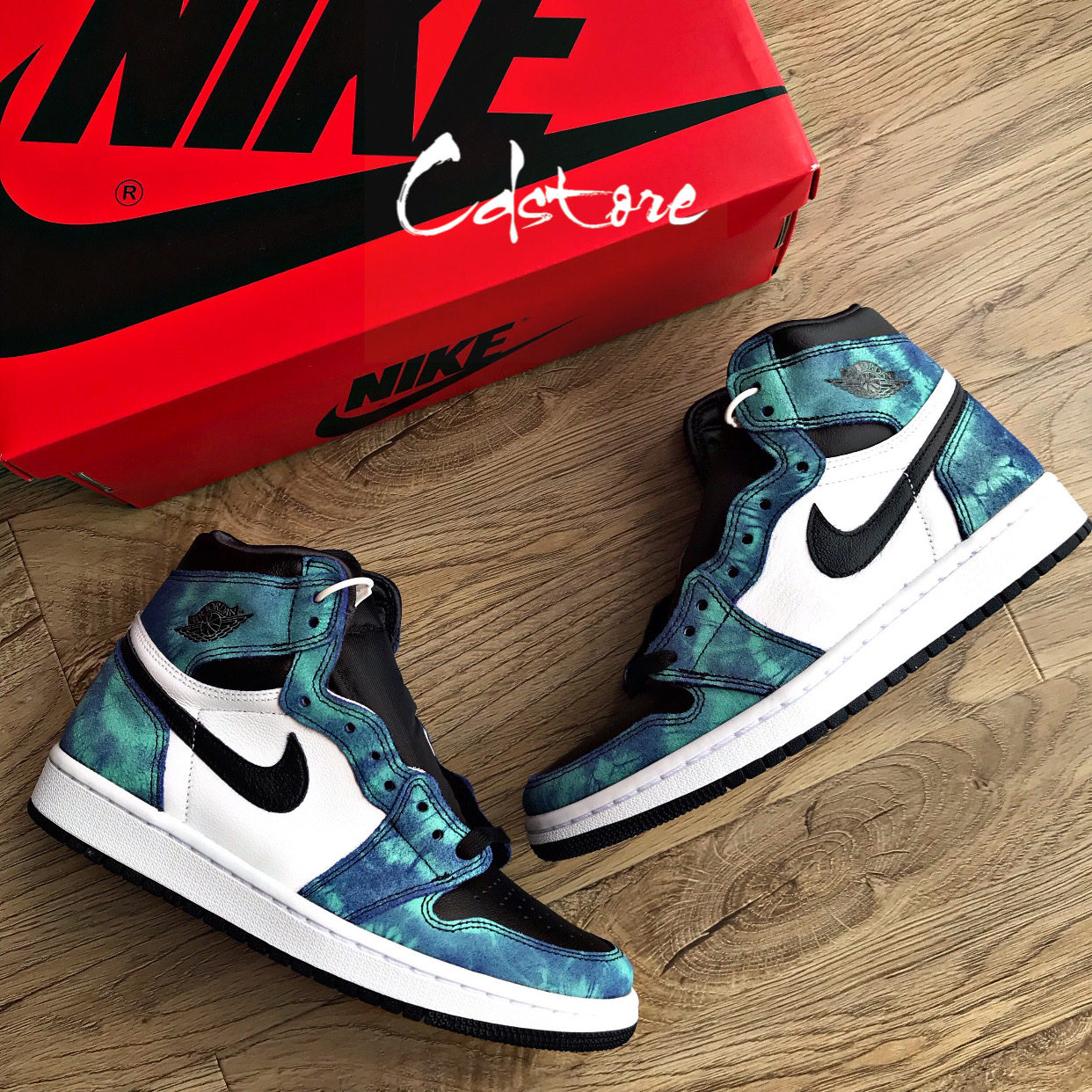 cdstore air jordan 1 high og "tie-dye" 女款 aj1扎染-mc母婴网