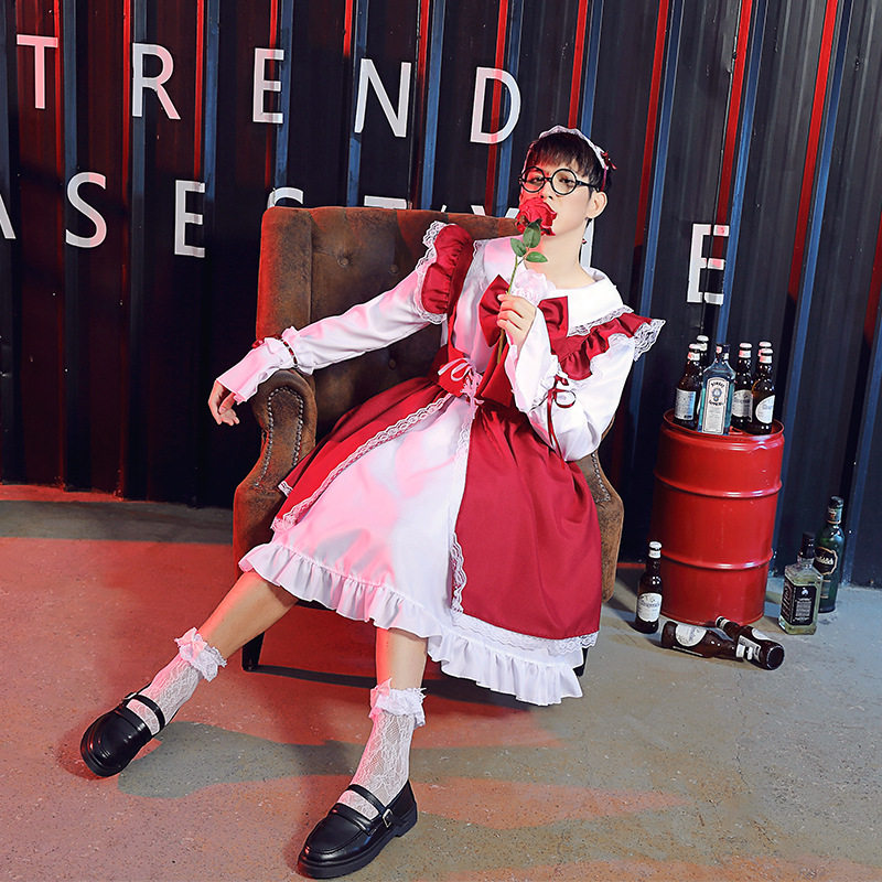 男款女仆女装大佬cosplay可爱洛丽塔伪娘管家咖啡厅cosplay男装