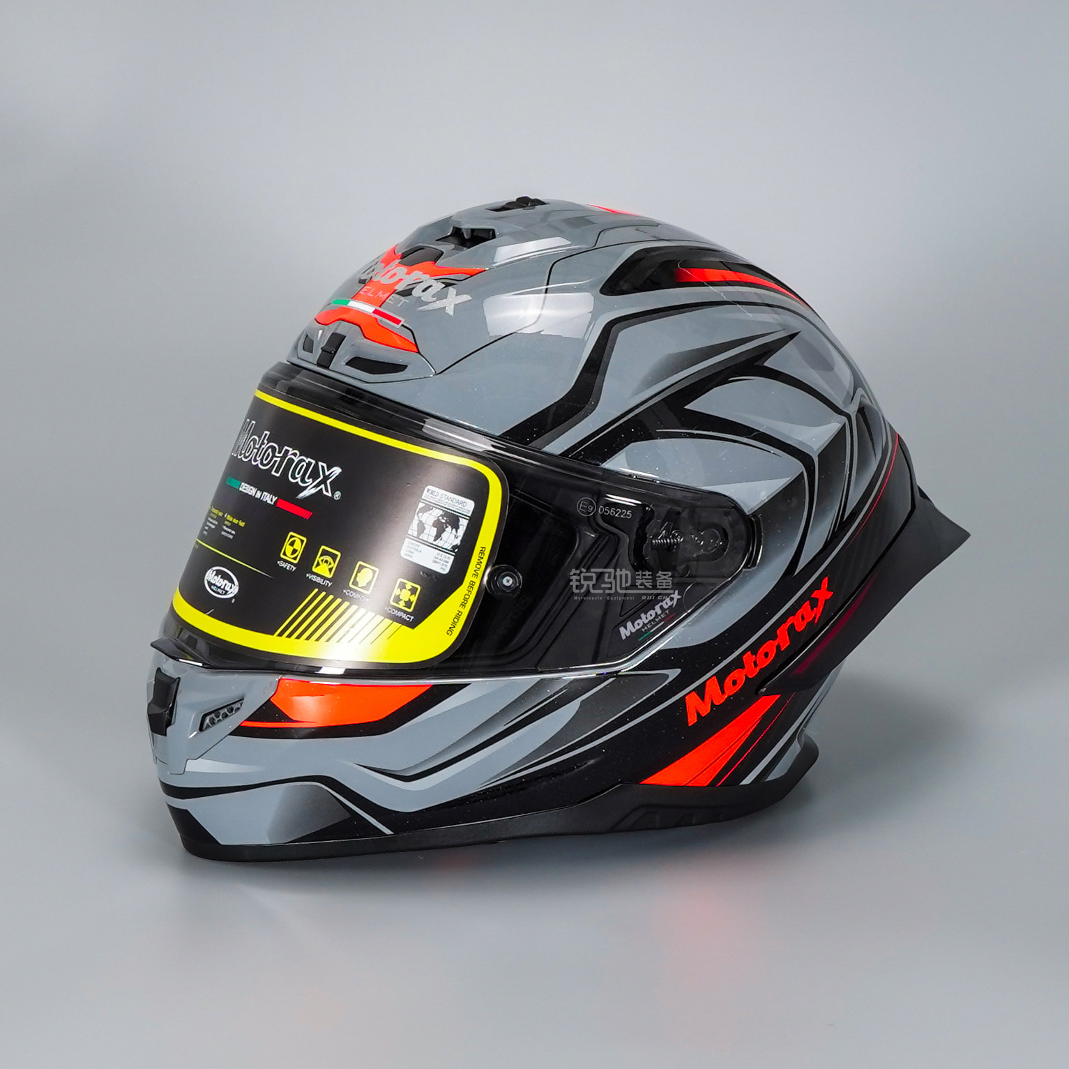 motorax摩雷士r50摩托车头盔尾翼全盔镜片镀银摩托车头盔