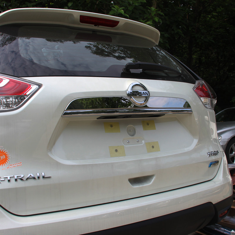 适用于日产新奇骏后备箱装饰条 改装专用尾箱车标 车身装饰亮条