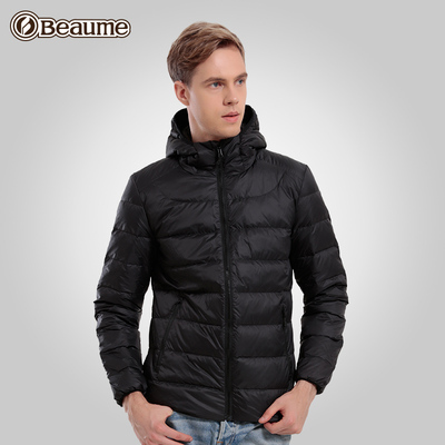 宝美加厚短款羽绒服beaume秋冬北客户外连帽保暖外套羽绒衣