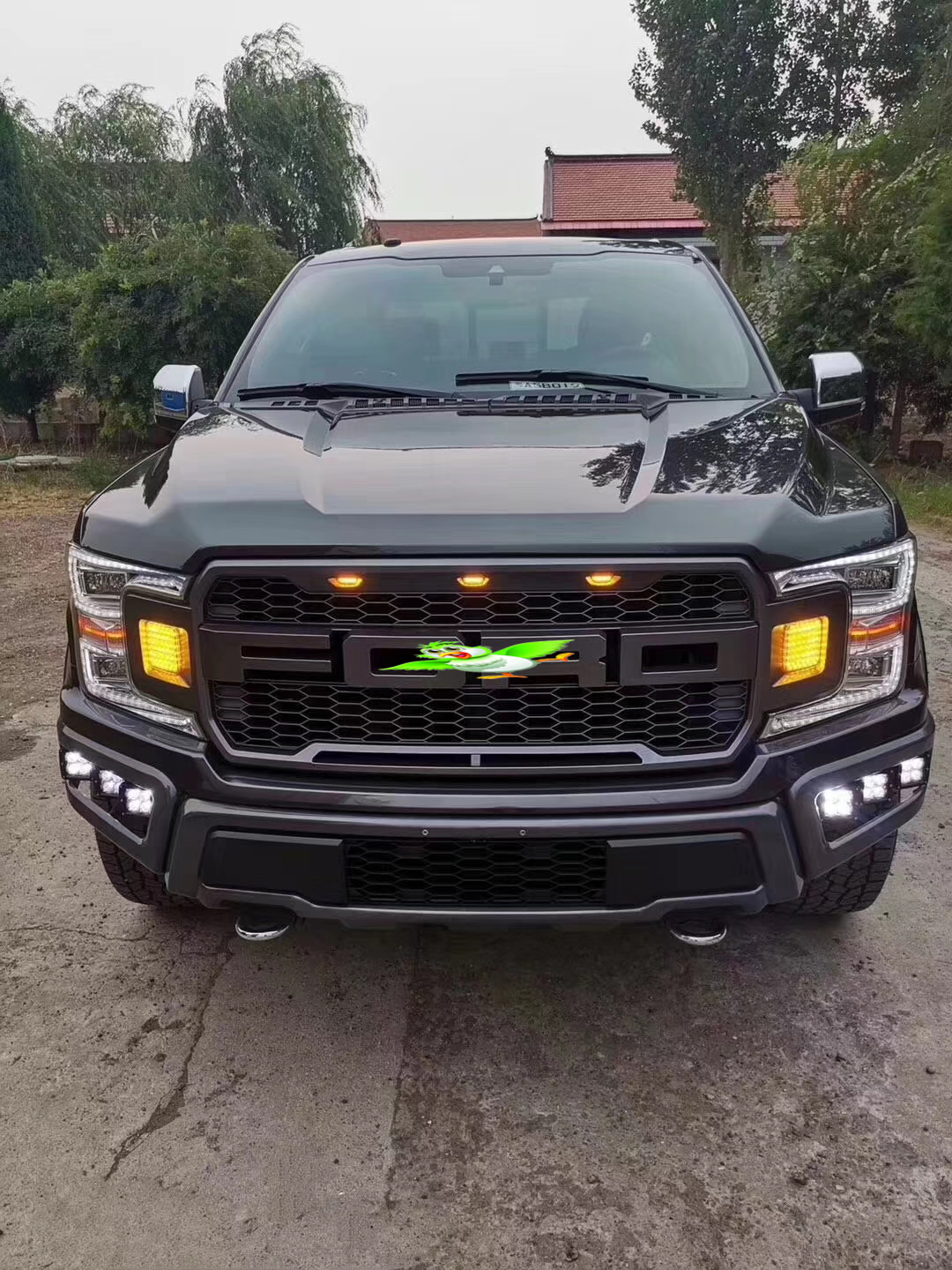 f150中网18-20年福特网带灯前新款改装轮眉尾饰板其它