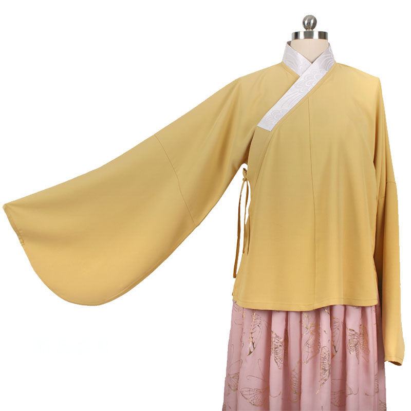 原创创明制汉服女纯色交领琵琶袖内传统中国汉服