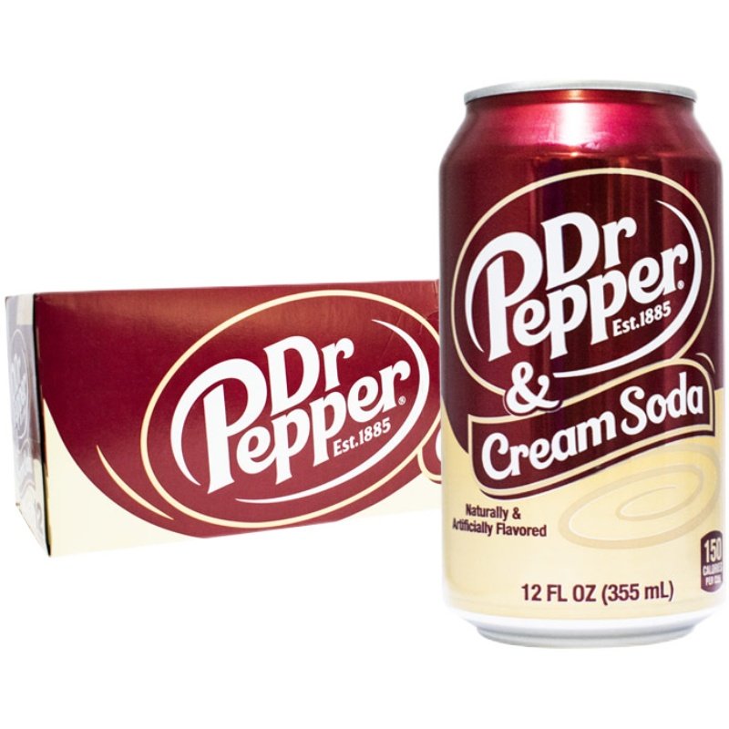 美国进口胡椒博士drpepper奶油可乐碳酸汽水碳酸饮料
