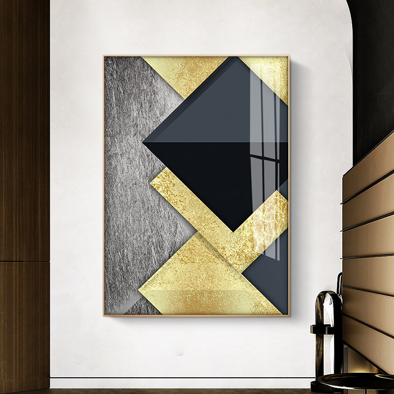 抽象简约几何装饰画轻奢客厅挂画沙发背景墙艺术现代装饰画