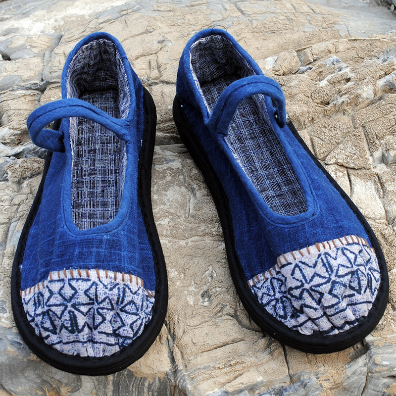 手工千层底老布鞋手纳鞋底春鞋春季女鞋粗布布鞋