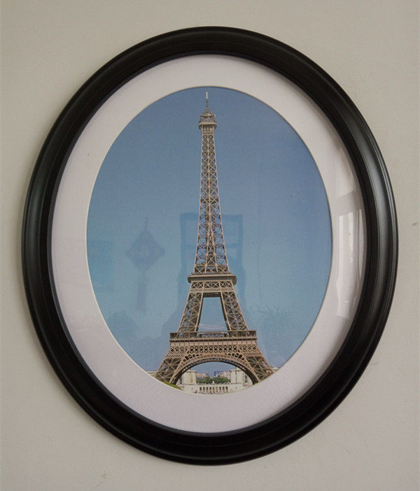 相框欧式椭圆形摆台木质组合框墙创意挂墙款画框相框