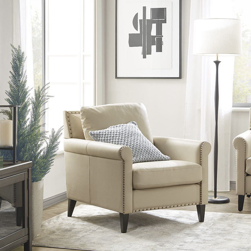 沙发harborhouse美式现代简约轻奢真皮沙发客厅组合套装皮质皮艺沙发