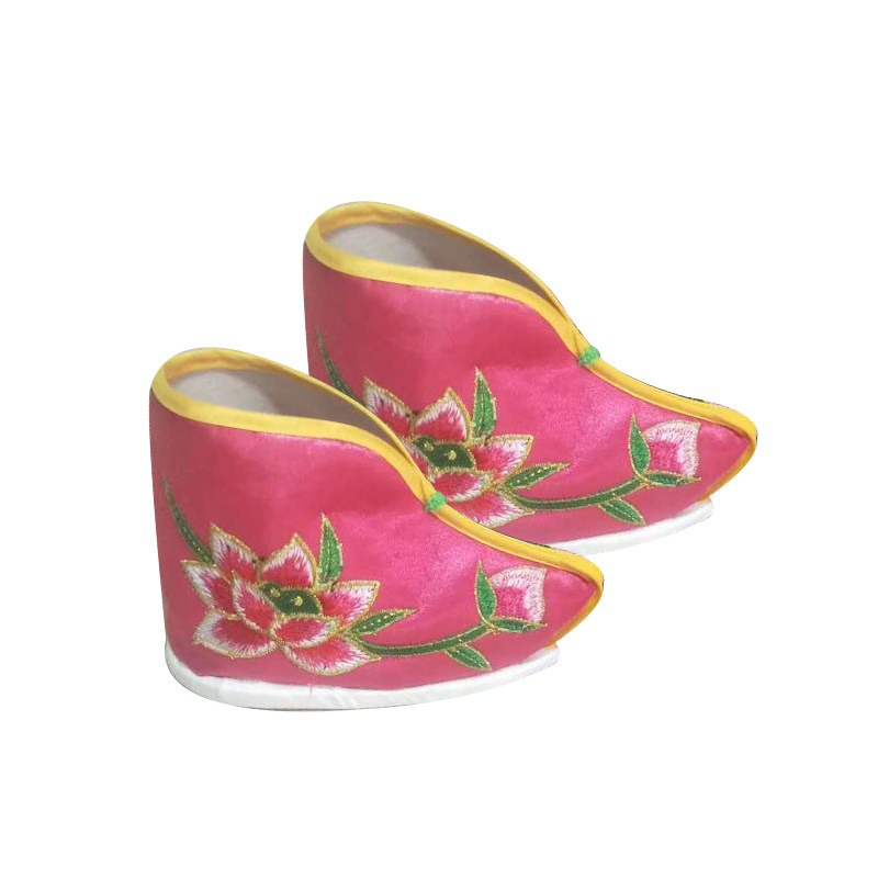 菩萨手工莲花布鞋妈祖泰山老奶奶送子观音南海观音供奉刺绣