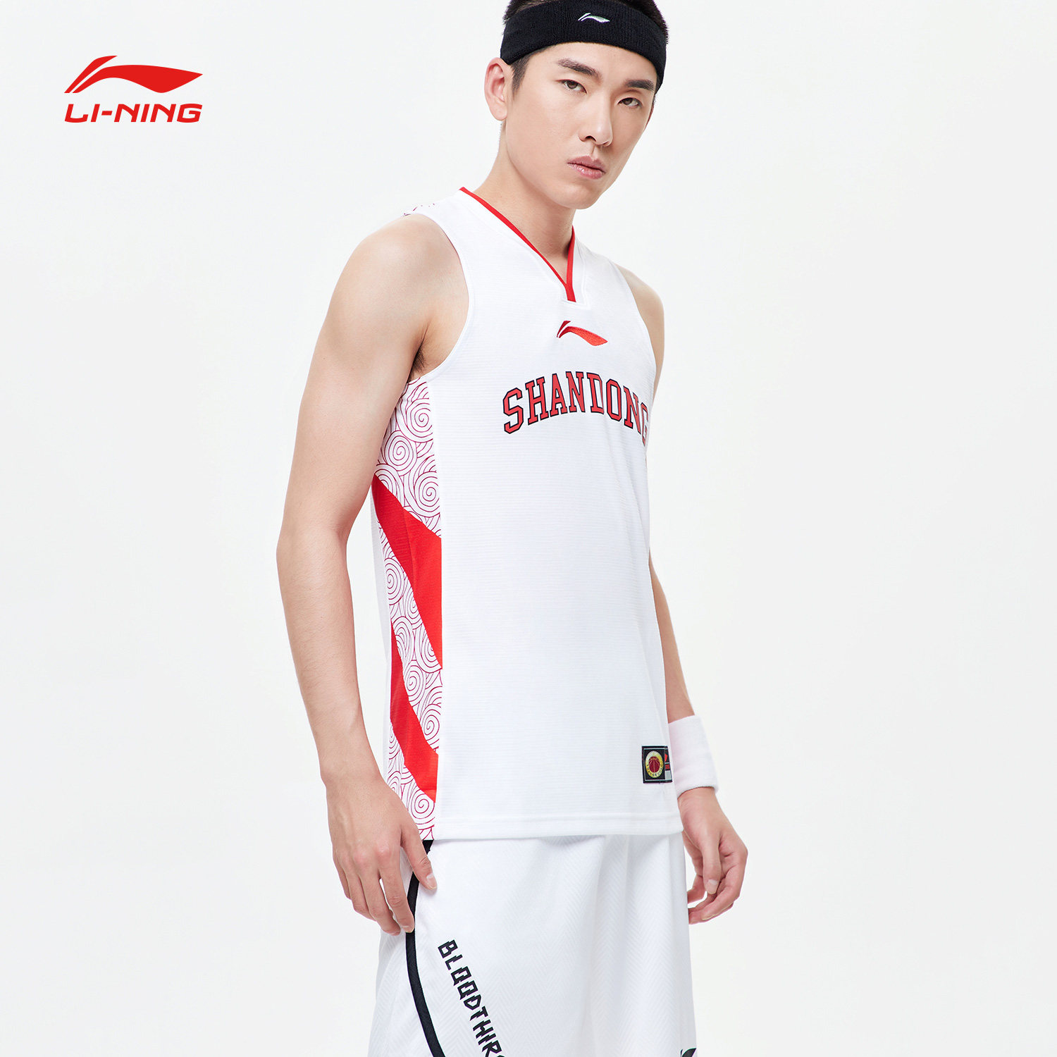 篮球李宁比赛服新款山东cba系列背心运动服aayn805篮球服