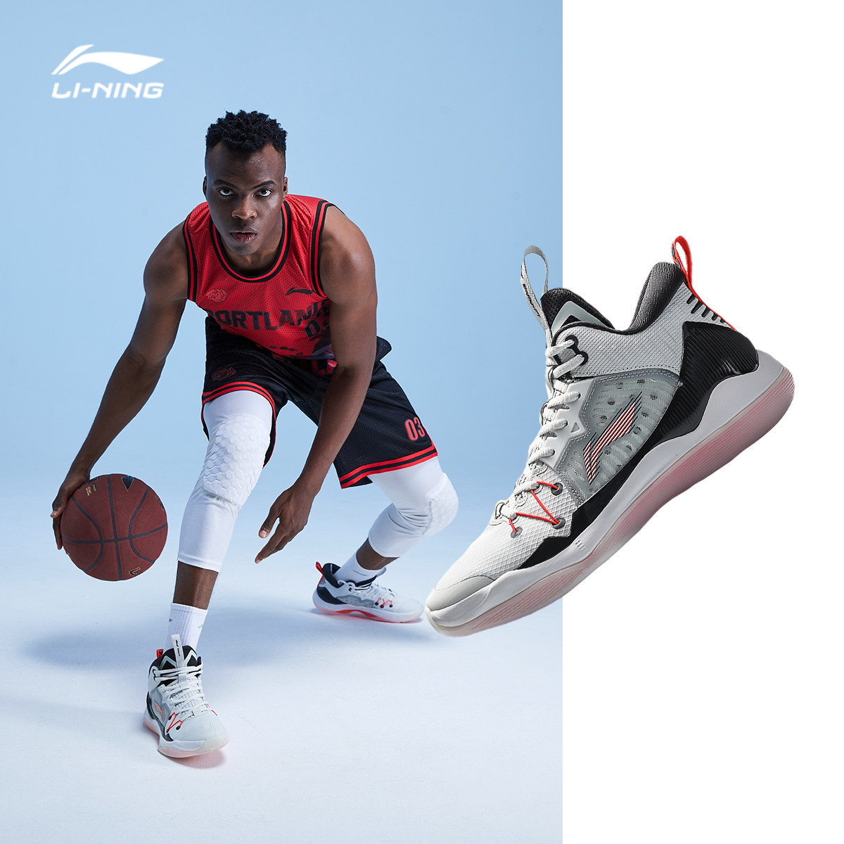 李宁篮球鞋男鞋旗舰官网利刃2020减震球鞋实战男士鞋子中帮运动鞋