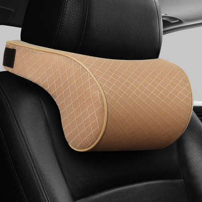 汽车头枕 记忆棉透气网布款靠枕护颈枕车用靠垫四季通用座椅枕头