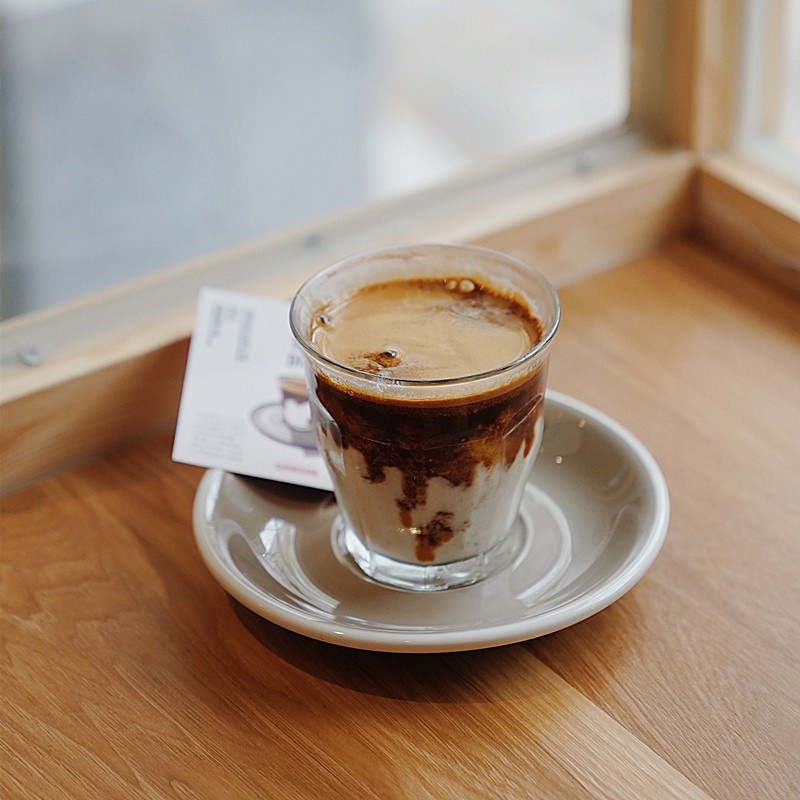 ins短笛白短笛明澳透明dirty拿铁法国拉花意式咖啡杯