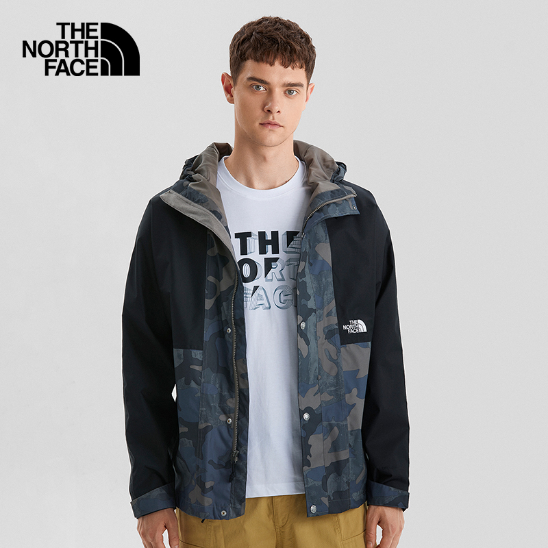 TheNorthFace北面迷彩冲锋衣男户外防水透气夏季上新|5K2R