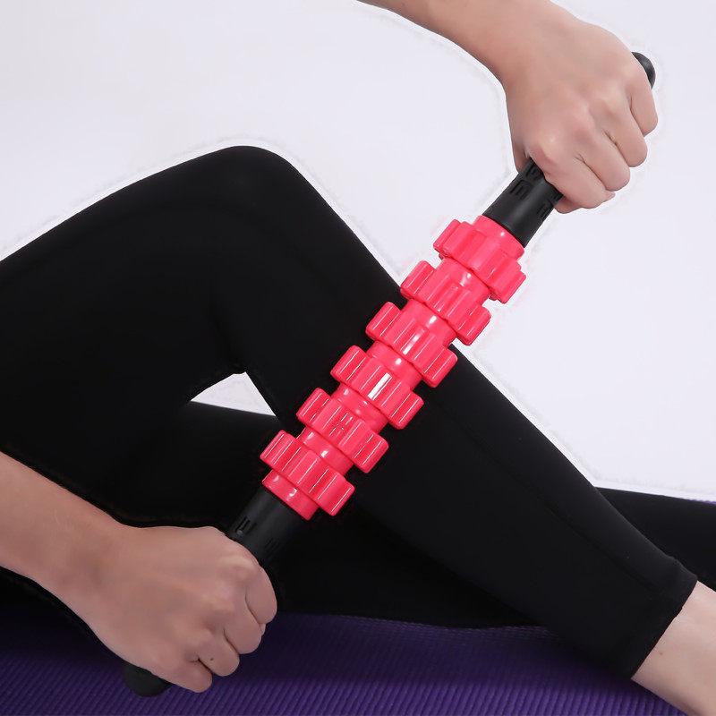 肌肉按摩腿部瑜伽放松运动深度健身滚轴滚轮瑜伽舒展器