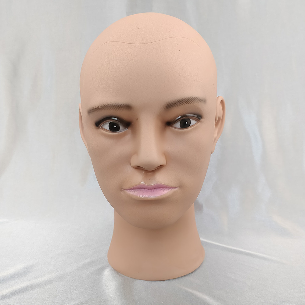 模特头假人头模型光头假发帽子围巾展示外贸其它假发