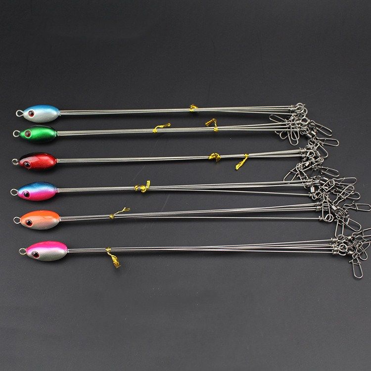 路亚新款垂钓海钓抛竿沉底假饵爆炸铅头钩草鱼钩
