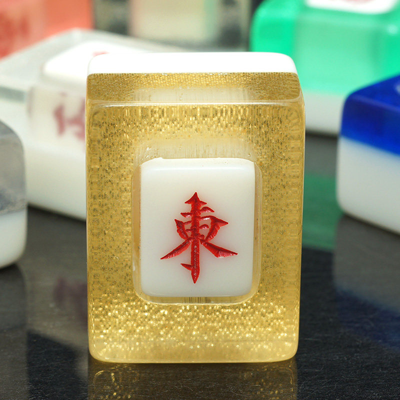 御圣风庄水晶麻将牌方向庄东南西北风庄牌亚克力透明手搓方向庄牌