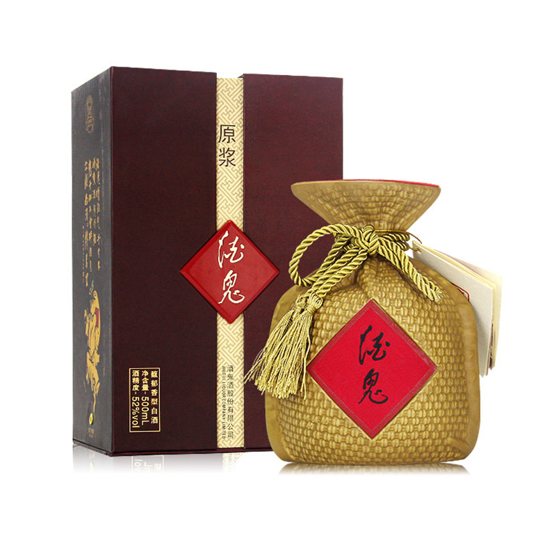 酒鬼原浆52度500ml馥郁高度国产白酒整箱国产白酒