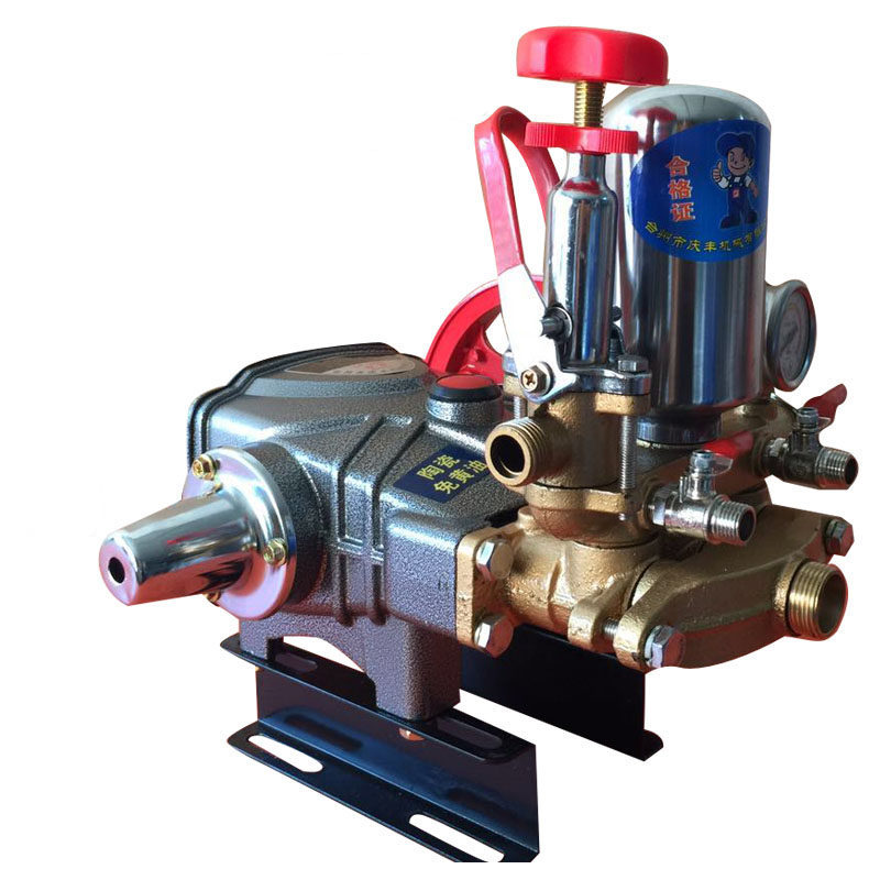 打药机免黄陶瓷泄压自动打药高压包邮汽油机柱塞水泵