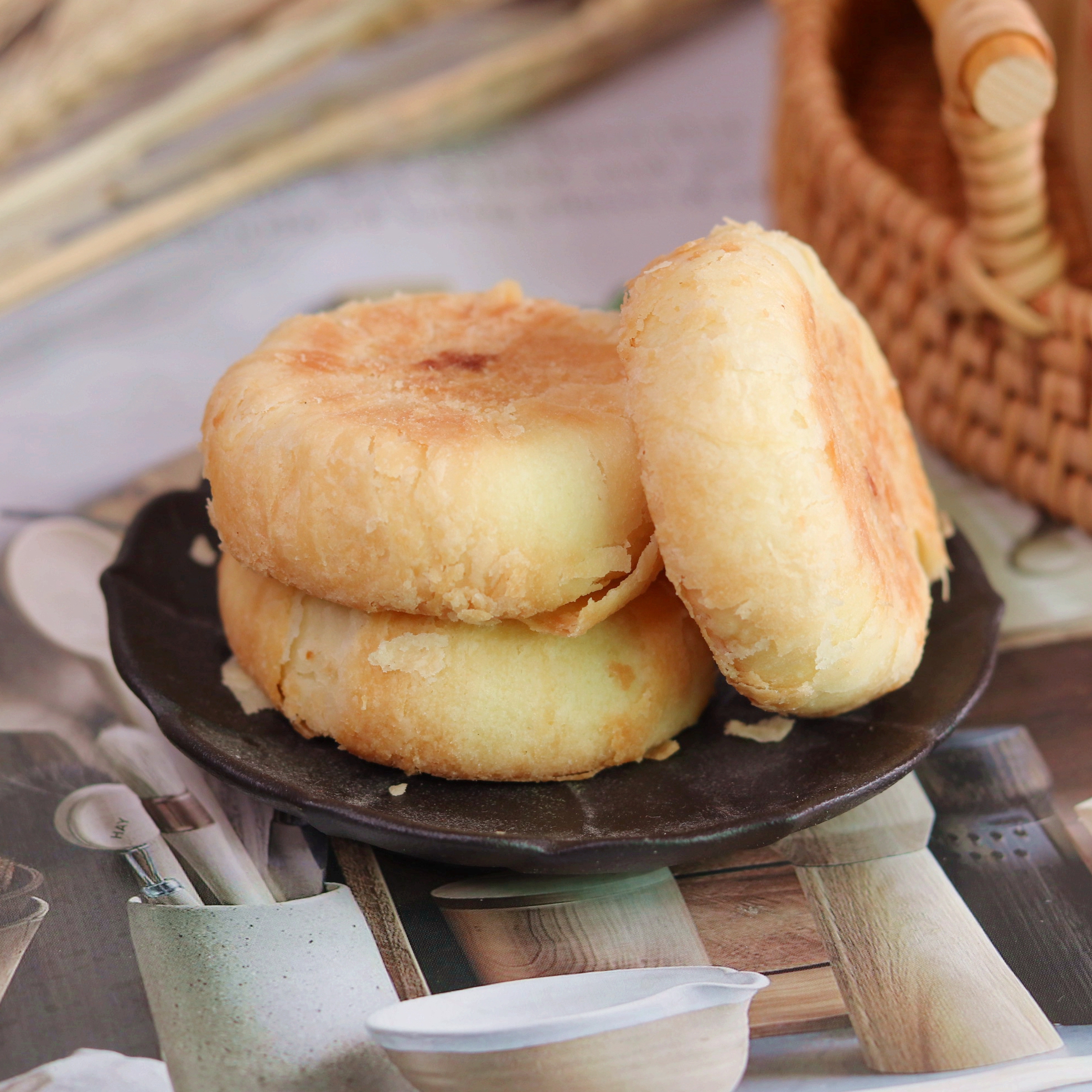 唯遇闽南特产咸味馅饼蛋黄奶酪古早味茶点心传统糕点