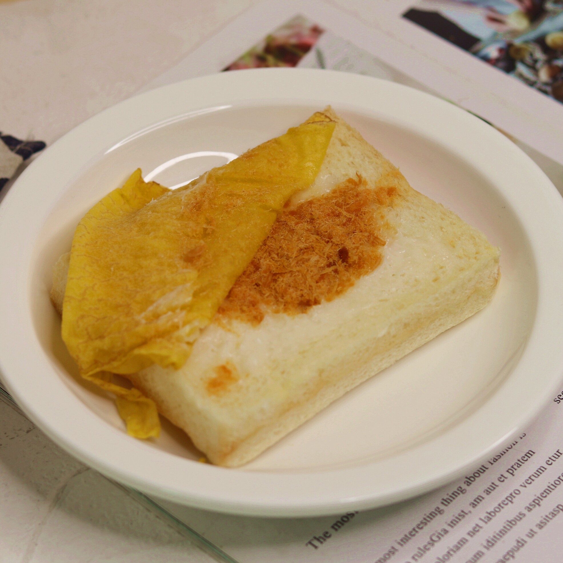 柏士熊蛋皮面包沙拉肉松夹心吐司儿童西式糕点