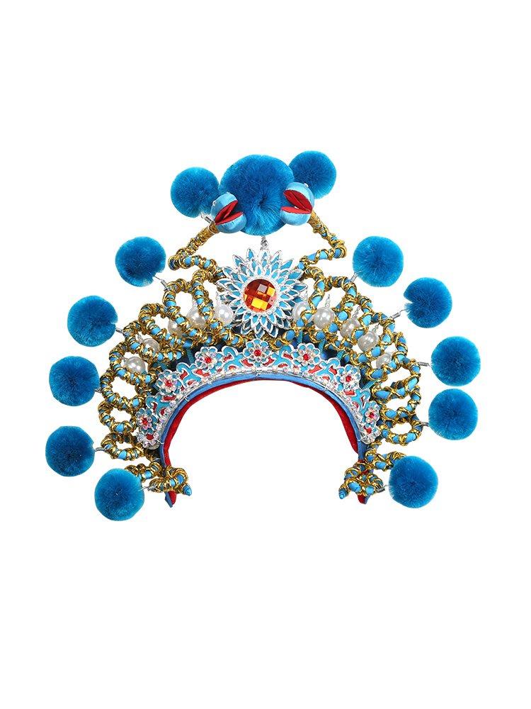 白蛇戏剧戏曲盔帽舞台演出古装白蛇传青蛇头饰民族服装