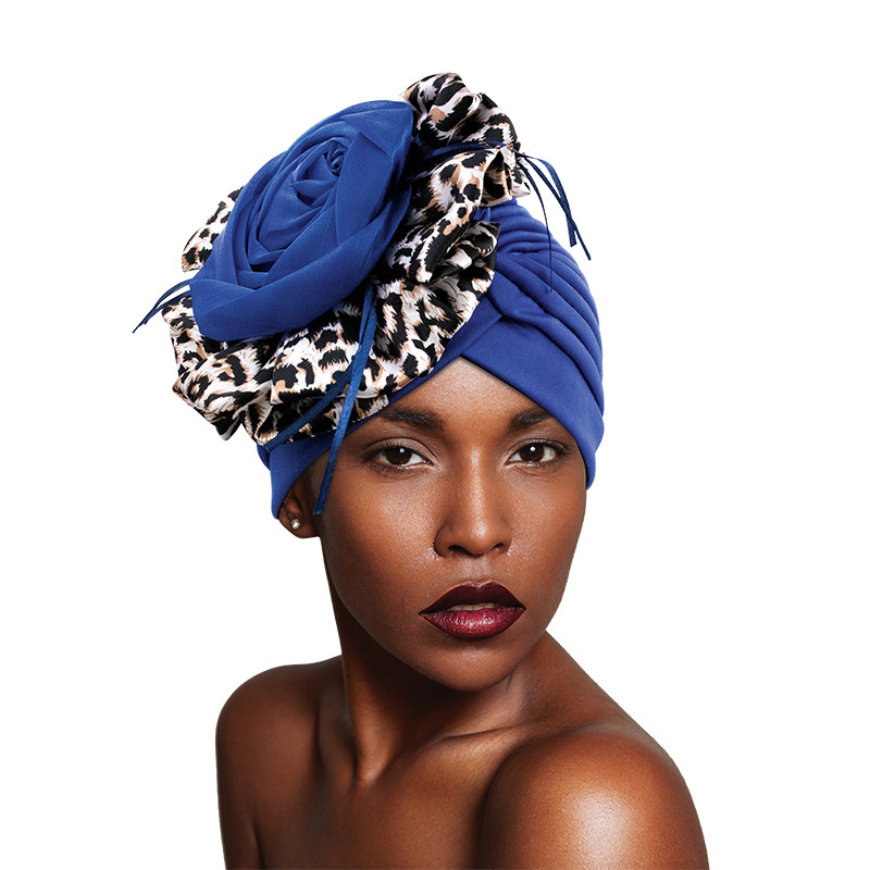 花朵印度包头穆斯林头巾帽子月子瑜伽turban帽子