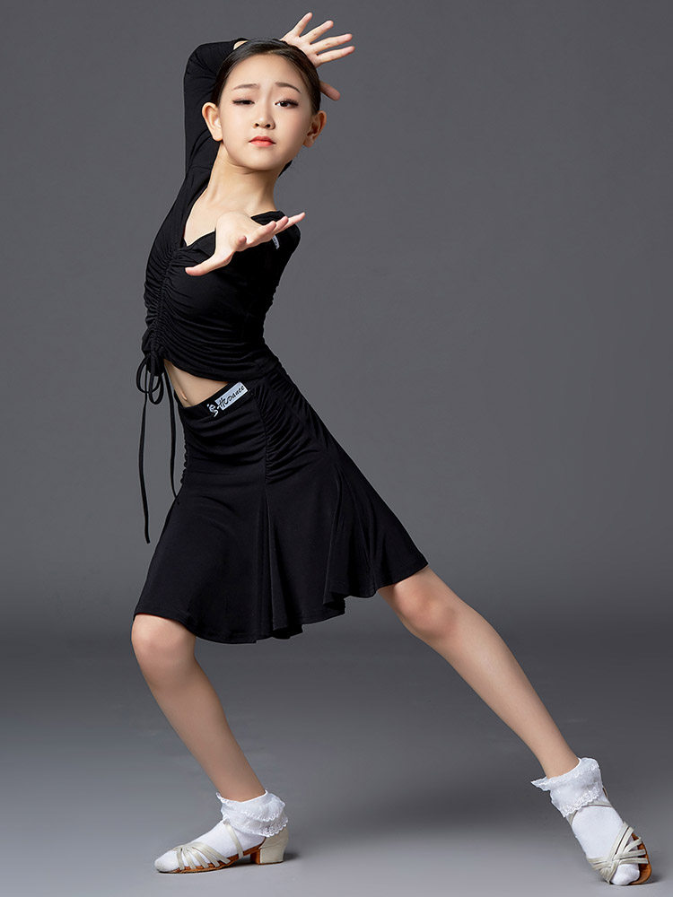 皇朝舞服拉丁舞半身裙女儿童新款恰恰恰恰舞舞蹈拉丁舞下装