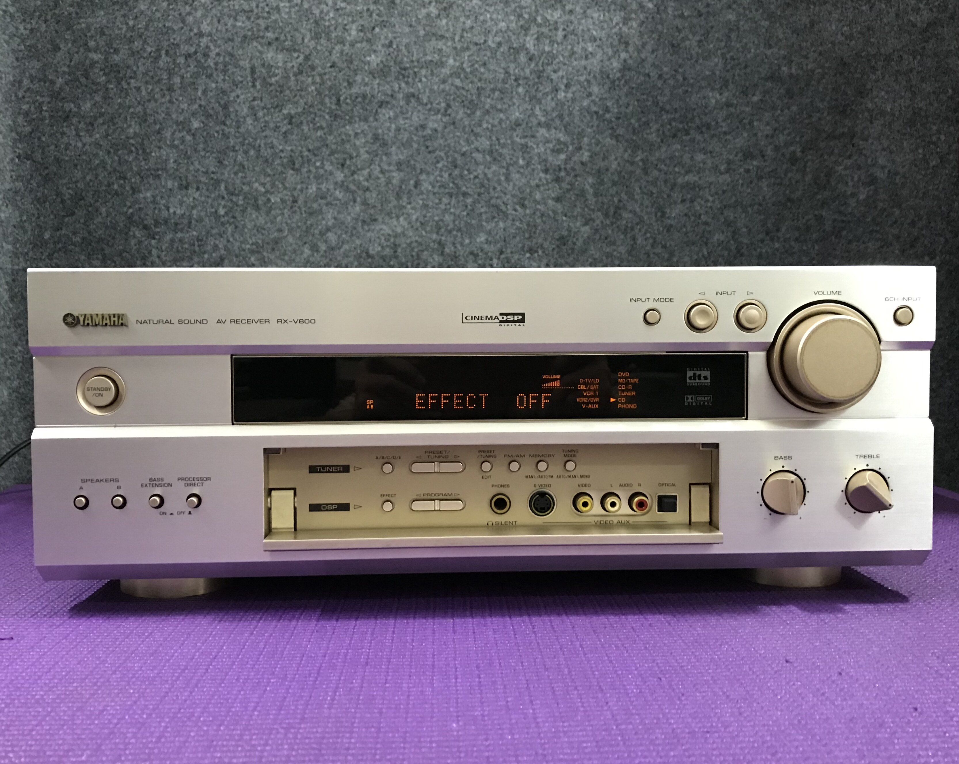 二手进口高端发烧av功放机 雅马哈rx-v800 dts影院大功率人声好靓