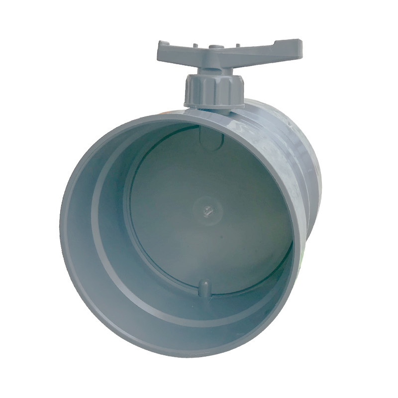 pvc风量调节阀手动管道风阀110pp阀门开关风门其他阀门