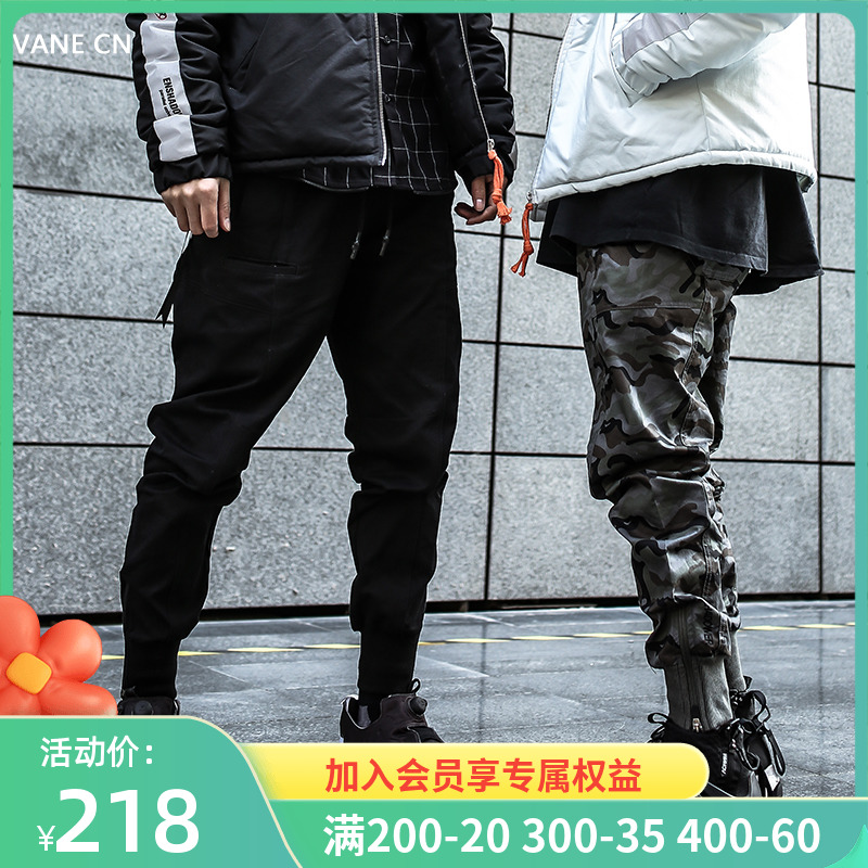 ENSHADOWER隐蔽者四代慢跑迷彩束脚裤潮修身运动休闲长裤男国潮