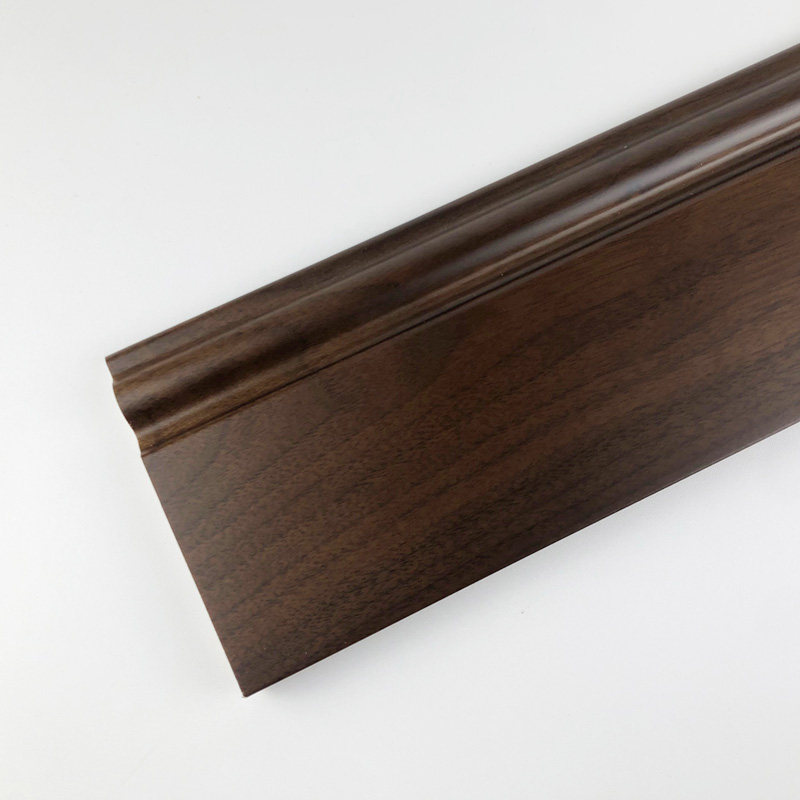 胡桃实木踢脚原木胡桃木木色12cm中式家用客厅踢脚线