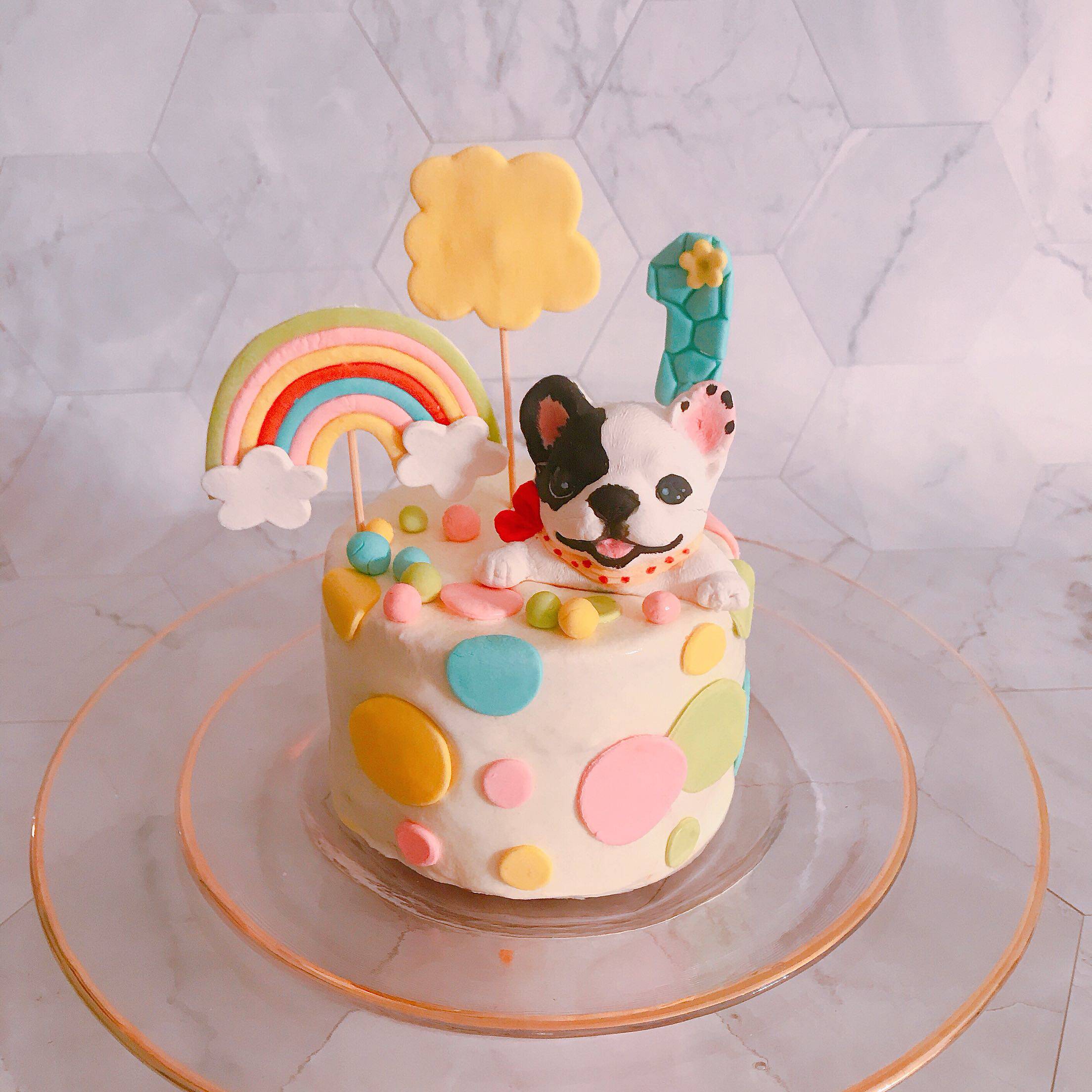 蛋糕定制宠物生日蛋糕4寸狗狗零食猫咪泰迪金毛狗风干零食