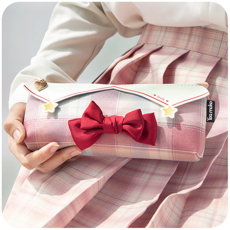 jk笔袋儿童2021新款流行中学生ins日系高颜值小众女孩文具铅笔盒